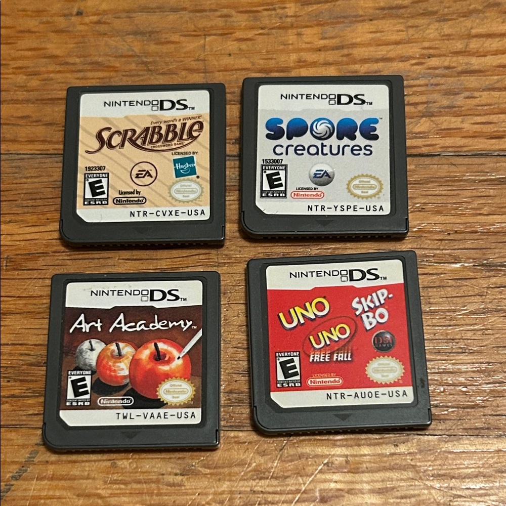 4 Nintendo DS games